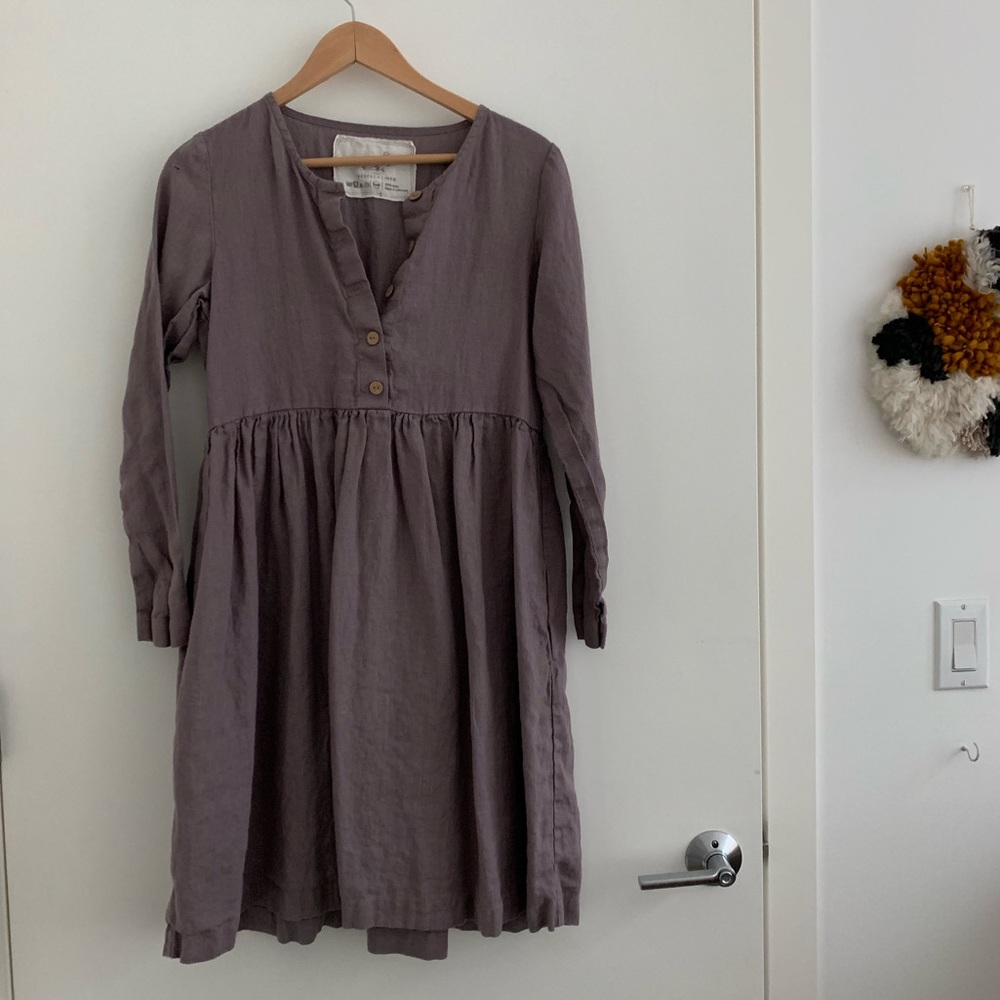 Not Perfect Linen mama dress